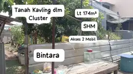 dijual murah tanah kavling siap bangun di Bintara 17 Bekasi barat