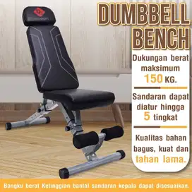 HTD SPORT Dumbbell Bench Exercise Alat Olahraga Fitness / Kursi Fitnes