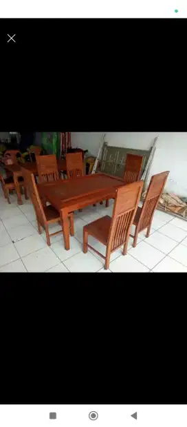 Kursi makan jati jepara
