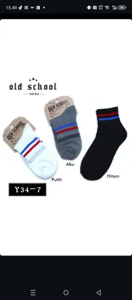 Kaos Kaki Old School Grosir