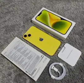 Apple Iphone 14 Plus 128Gb yellow mulus istimewa