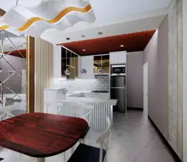 Desain interior rumah tinggal, kantor dll