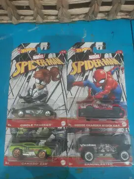 Hotwheels Spiderman Series - 4pcs