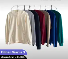 Jaket sweater zipper custom gambar sesukanya