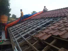 Bongkar pasang atap baja ringan 0 75 pull SNI Berikut bahan dan Jasa