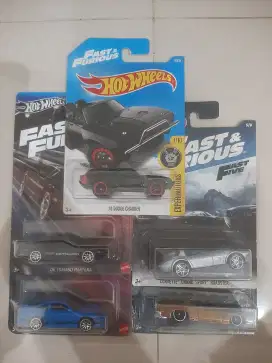 Hotwheels Fast & Furious Series - 5pcs - B