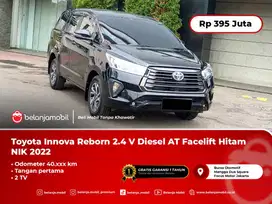 Toyota Kijang Innova Reborn 2.4 V Diesel AT Facelift Hitam 2022/2023