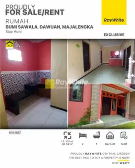 Dijual/Sewa Rumah di Dawuan Majalengka