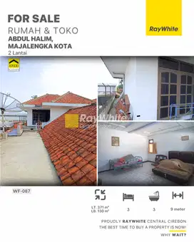 Dijual tanah bonus bangunan  dan ruang usaha Jalan utama Majalengka