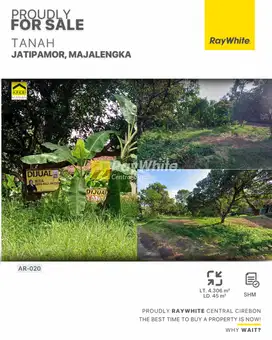 Dijual Tanah Kebun dan Sawah di Jatipamor Majalengka