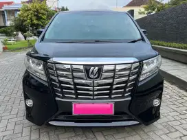 TOYOTA ALPHARD G ATPM (A/T) TAHUN 2015. Hitam Metalik