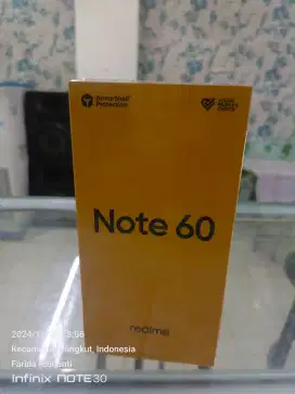 Realme Note 60 6+6/128gb baru garansi resmi bisa TT Kredit