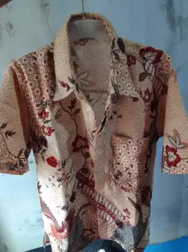 Baju Batik lengan pendek