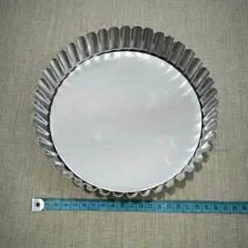 Loyang pie / pai sus bongkar pasang Cetakan aluminium diameter 20 cm