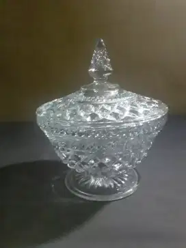 VINTAGE 4bh Toples Crystal murni..tetap seperti baru/Baca Deskripsi