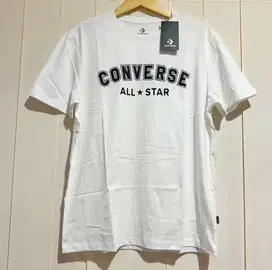 Kaos pria CONVERSE WHITE