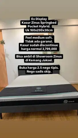 Ex Display kasur Zinus