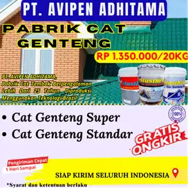 Cat Genteng Plafon Seng 20 Kg Mengkilap Sekelas Matex Palembang