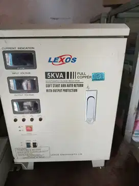 Stabilizer merek lexos 5 kVA