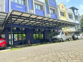 Pemasangan kanopi alderon twinwall, kanopi alderon rongga #384