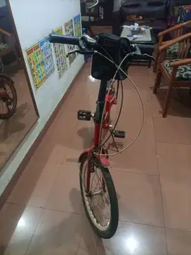 Jual sepeda lipat frame alumunium