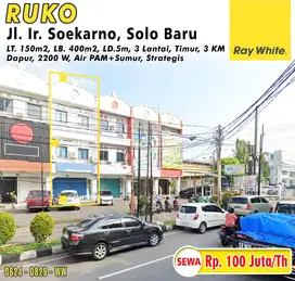 Disewakan Ruko Jl. Ir. Soekarno, Solo Baru