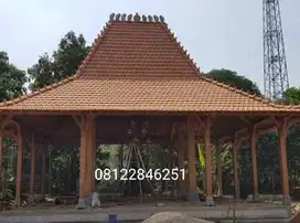 Bangunan Pendopo Joglo Kayu Jati, Rumah Joglo dan Limasan jati