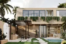 LEASE 25 YEARS MODERN BOHEMIAN VILLA NEAR LA BRISA BEACH CLUB