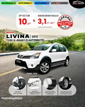 NISSAN LIVINA (PUTIH) TYPE X-GEAR 1.5 A/T (2012)