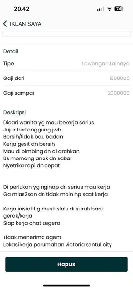 Dibutuhkan art segera