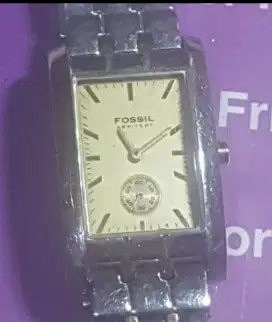 Jam Tangan Fossil Arkitek Quartz Sub sekon Original elegant