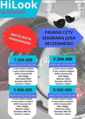 Paket cctv terjangkau