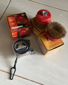 Toho meteran 7,5mx25mm + 3 cup brush polishingwheel