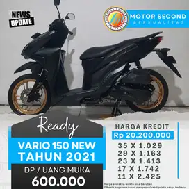 ( DP 600 Tenor 35x 1.029 ) VARIO 150 2021 Plat Depok murah meriah guys