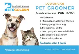 LOWONGAN KERJA GROOMER ANJING KUCING loker groomer grooming PONTIANAK