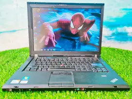 LENOVO THINKPAD T400 C2D 4GB HDD 320GB NGEBUT EDITING GAME MASUK KEKAR