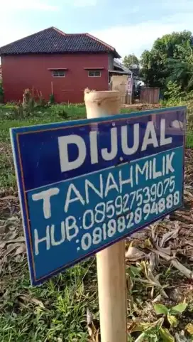 Di jual tanah karangan