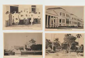 Kartu pos repro lawas foto Batavia era 1800 an atau foto jakarta jadul