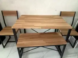 Meja makan kayu beli ace hrdware