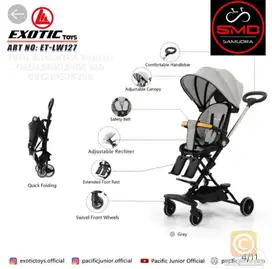 Magic Kursi Stroller Anak Bayi Exotic LW 127 Putar Rebah Murah BDG