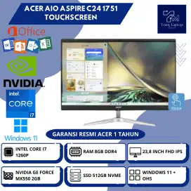 ACER AIO ASPIRE C24 1751 INTEL CORE I7-1260P RAM 8GB SSD 512GB 23,8INC