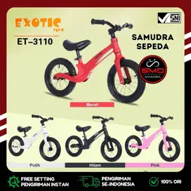 Sepeda Anak Push Balance Bike Exotic ET 3110 Magnesium Murah BDG