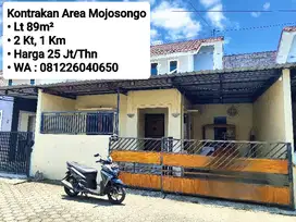 Kontrakan Rumah Area Mojosongo Solo Dekat Jaya Wijaya