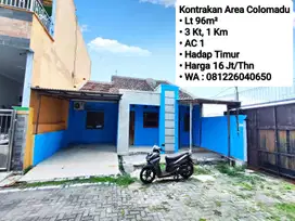 Kontrakan Rumah Area Colomadu, Dekat  Alana, Ums