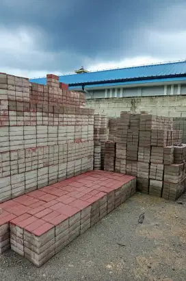 Paving Block S4 Manual Merah K-175