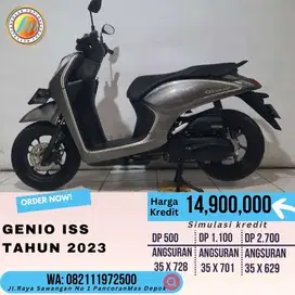 Honda Genio ISS 2023 Coklat DP Mulai 500K bisaaa