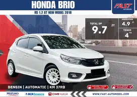 DP 9JT HONDA BRIO RS 2018 1.2 AT NEW MODEL LOW KM.37RB PJK PJG #F2ST