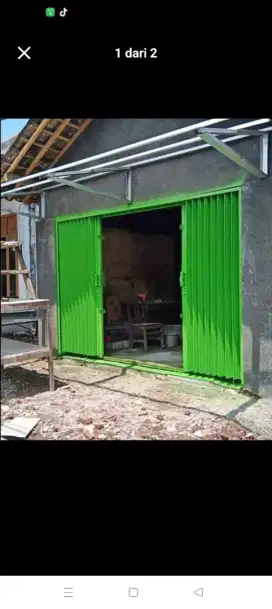 Follding gate rolling door murah berkualitas