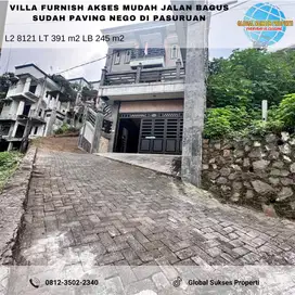 Rumah Villa Nyaman Murah Furnished Lokasi di Prigen Pasuruan