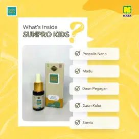 Sunpro kids , propolis NASA untuk anak